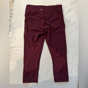 Lululemon athletic pant crop size 10